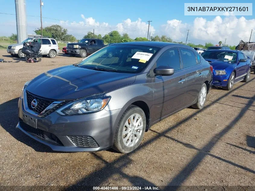 3N1AB7APXKY271601 2019 Nissan Sentra S