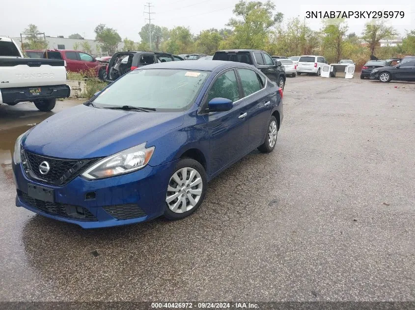 3N1AB7AP3KY295979 2019 Nissan Sentra S/Sl/Sr/Sv