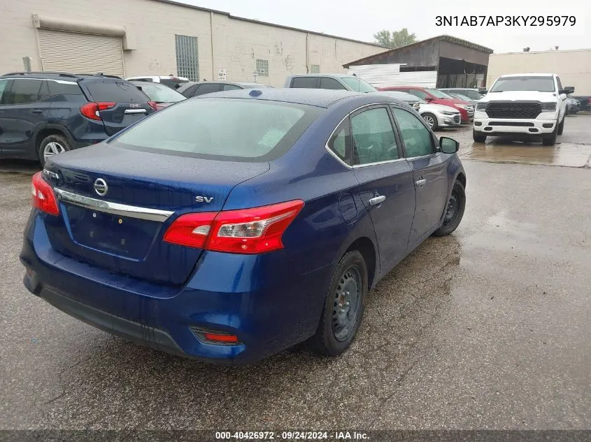 3N1AB7AP3KY295979 2019 Nissan Sentra S/Sl/Sr/Sv