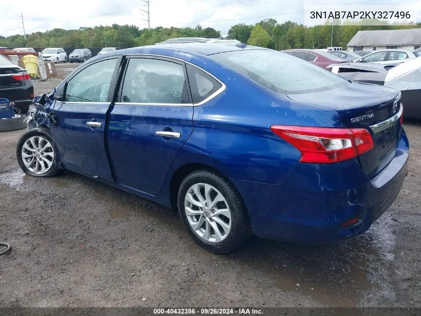 3N1AB7AP2KY327496 2019 Nissan Sentra Sv