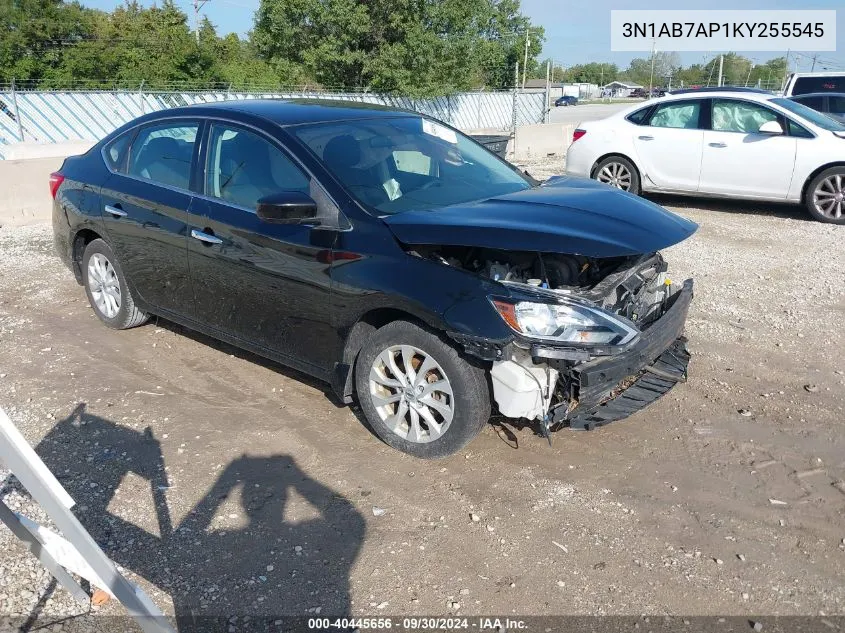 3N1AB7AP1KY255545 2019 Nissan Sentra S/Sv/Sr/Sl