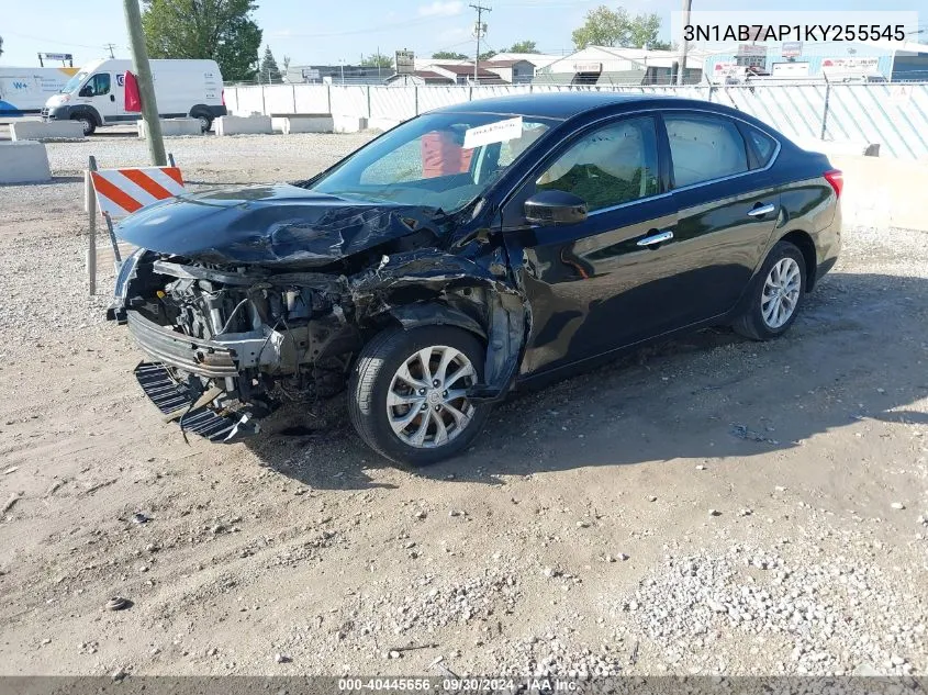 3N1AB7AP1KY255545 2019 Nissan Sentra S/Sv/Sr/Sl