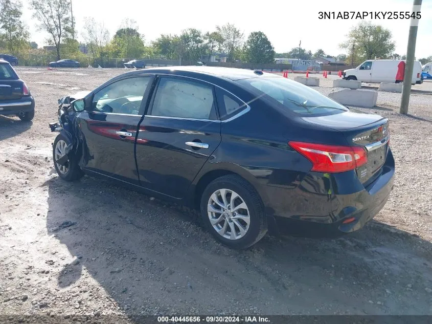 3N1AB7AP1KY255545 2019 Nissan Sentra S/Sv/Sr/Sl