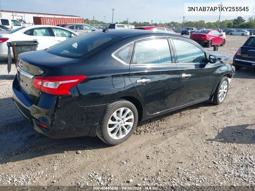 3N1AB7AP1KY255545 2019 Nissan Sentra S/Sv/Sr/Sl