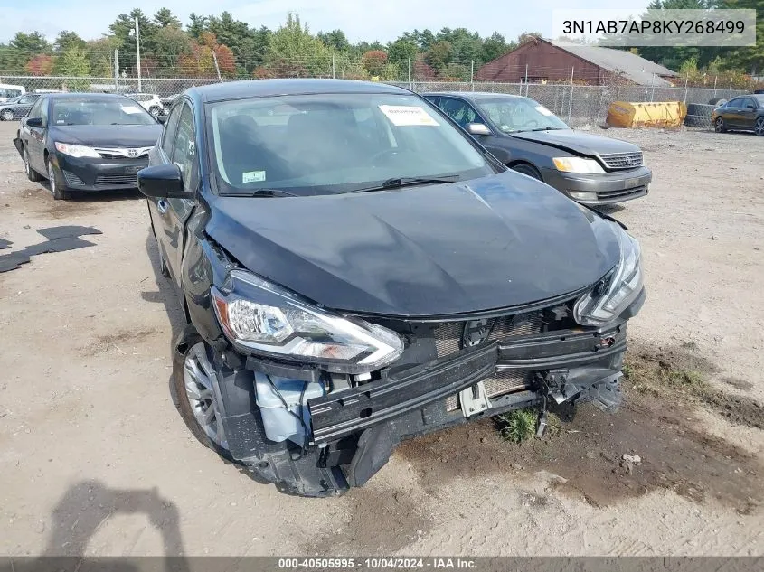 2019 Nissan Sentra Sv VIN: 3N1AB7AP8KY268499 Lot: 40505995