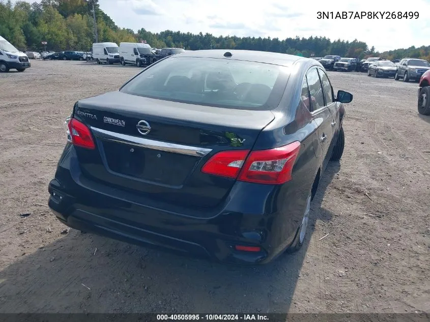 3N1AB7AP8KY268499 2019 Nissan Sentra Sv