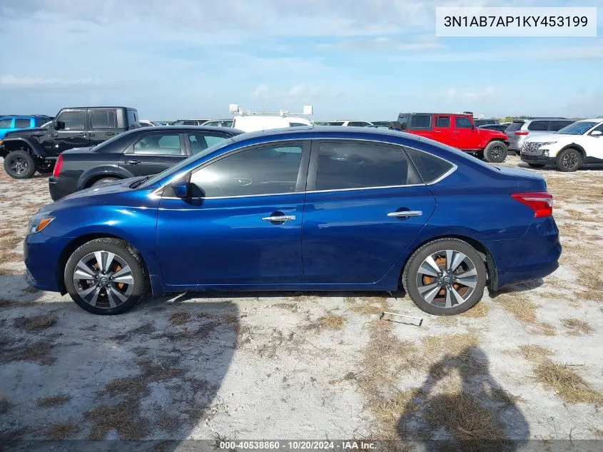 2019 Nissan Sentra S/Sv/Sr/Sl VIN: 3N1AB7AP1KY453199 Lot: 40538860