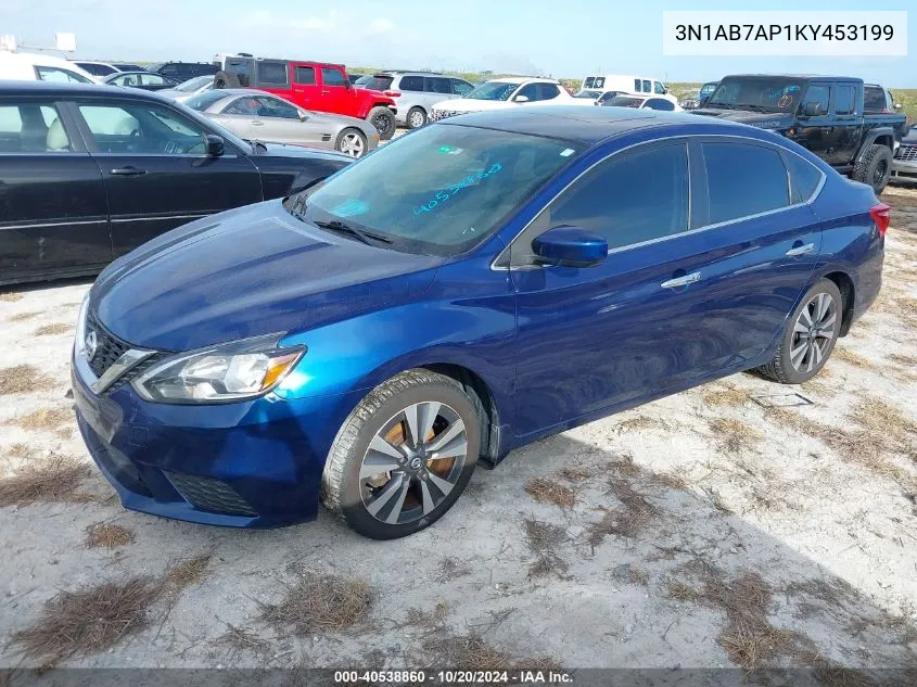 2019 Nissan Sentra S/Sv/Sr/Sl VIN: 3N1AB7AP1KY453199 Lot: 40538860