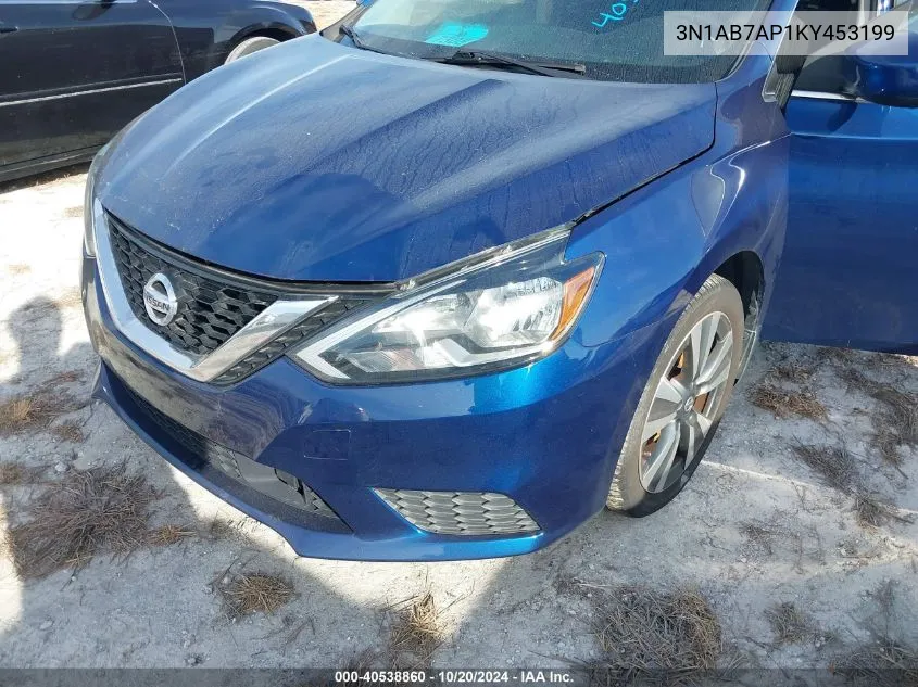 2019 Nissan Sentra S/Sv/Sr/Sl VIN: 3N1AB7AP1KY453199 Lot: 40538860