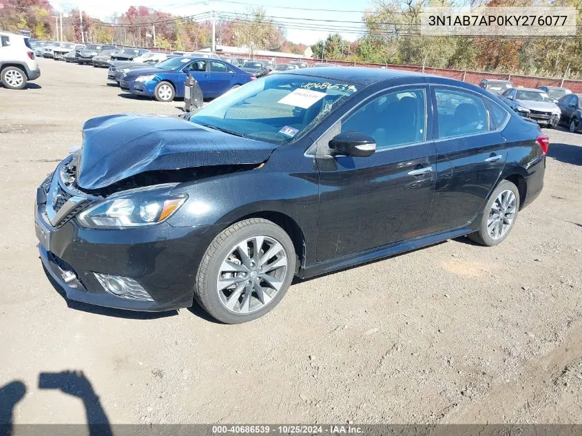 3N1AB7AP0KY276077 2019 Nissan Sentra Sr