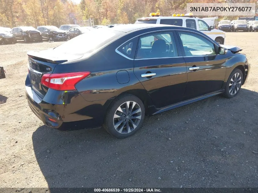 2019 Nissan Sentra Sr VIN: 3N1AB7AP0KY276077 Lot: 40686539