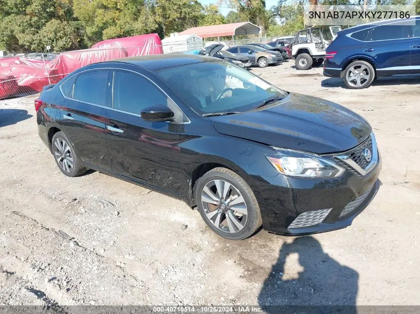 2019 Nissan Sentra Sv VIN: 3N1AB7APXKY277186 Lot: 40710514