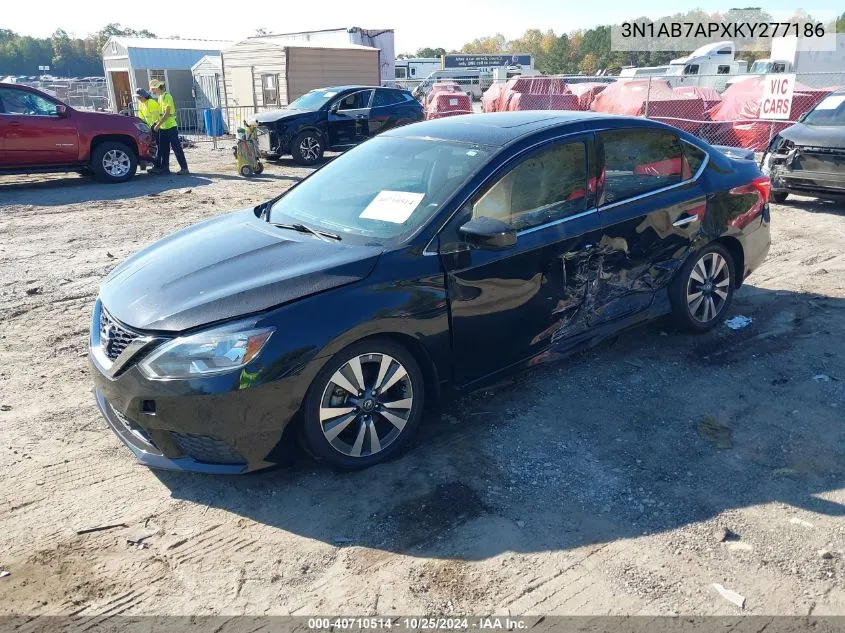 2019 Nissan Sentra Sv VIN: 3N1AB7APXKY277186 Lot: 40710514