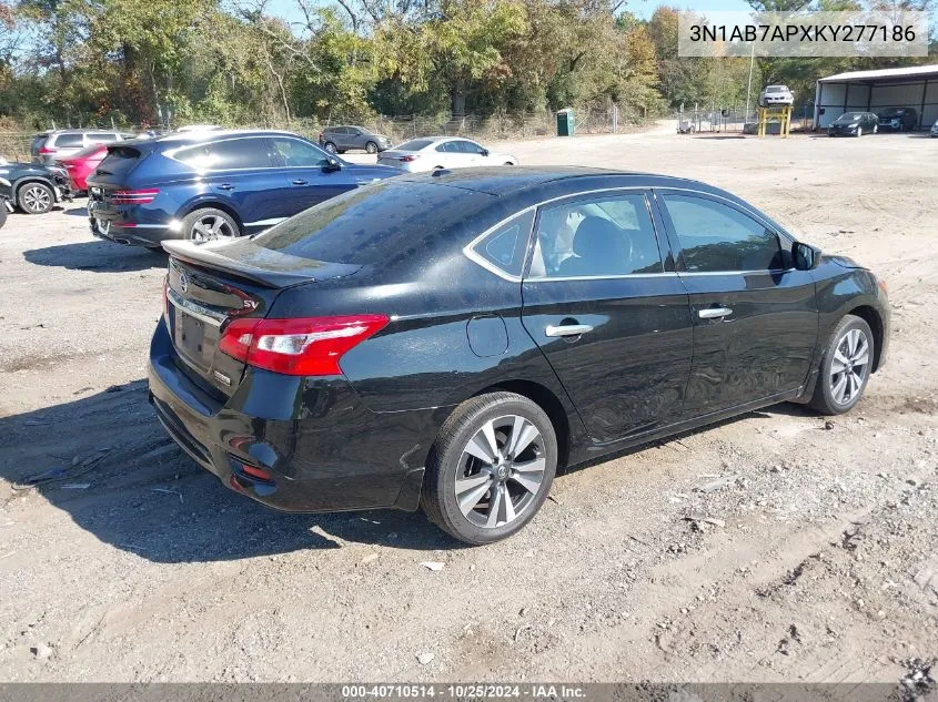 3N1AB7APXKY277186 2019 Nissan Sentra Sv