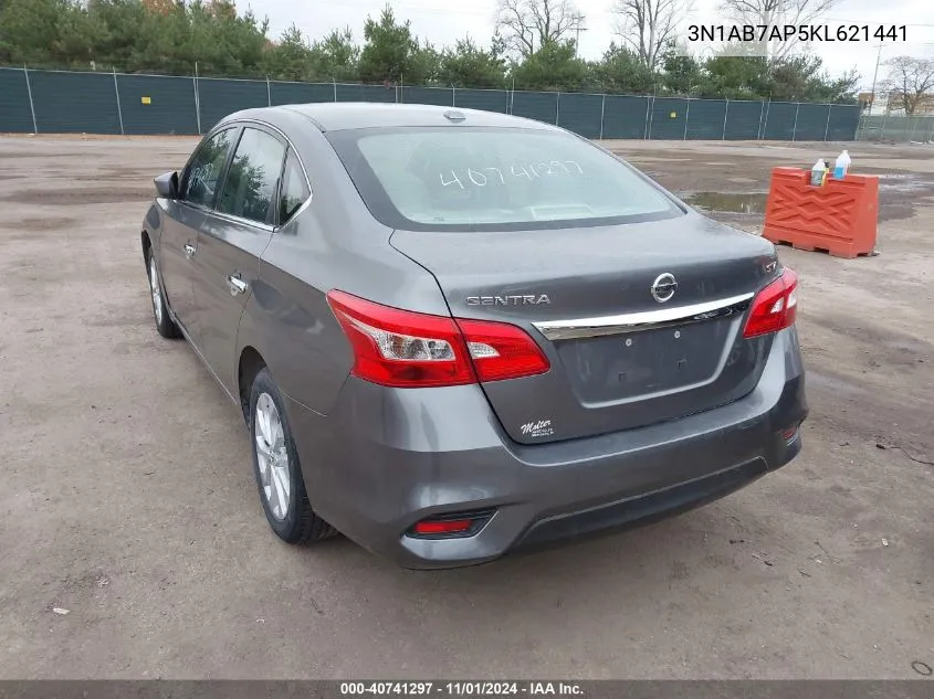 2019 Nissan Sentra Sv VIN: 3N1AB7AP5KL621441 Lot: 40741297