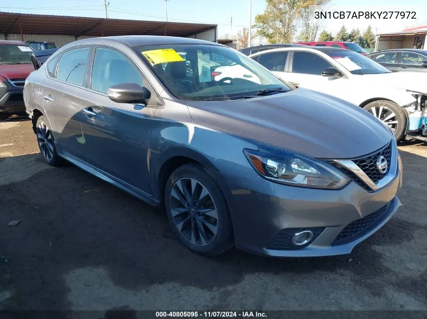 2019 Nissan Sentra Sr Turbo VIN: 3N1CB7AP8KY277972 Lot: 40805095