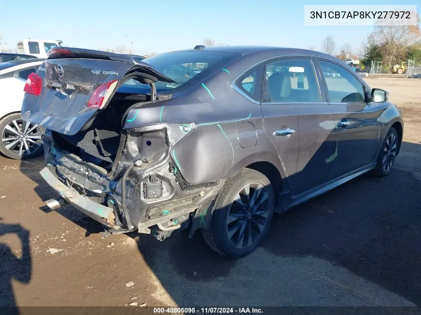 2019 Nissan Sentra Sr Turbo VIN: 3N1CB7AP8KY277972 Lot: 40805095