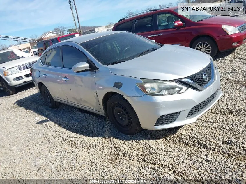 2019 Nissan Sentra S VIN: 3N1AB7AP0KY295423 Lot: 40820479