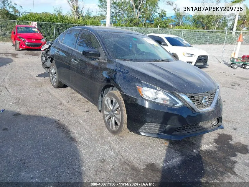 3N1AB7AP8KY299736 2019 Nissan Sentra Sv