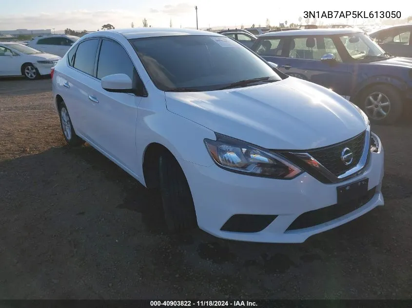 2019 Nissan Sentra Sv VIN: 3N1AB7AP5KL613050 Lot: 40903822