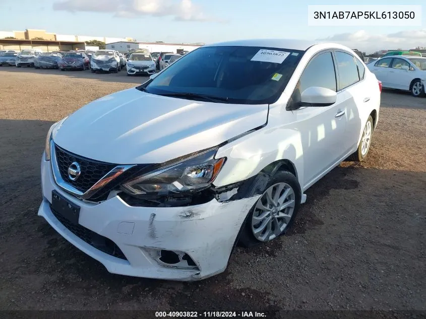 2019 Nissan Sentra Sv VIN: 3N1AB7AP5KL613050 Lot: 40903822