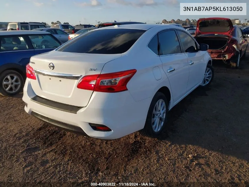 2019 Nissan Sentra Sv VIN: 3N1AB7AP5KL613050 Lot: 40903822