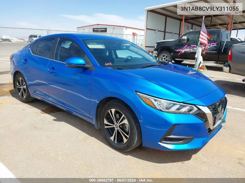 2020 Nissan Sentra Sv Xtronic Cvt VIN: 3N1AB8CV9LY311055 Lot: 39582797