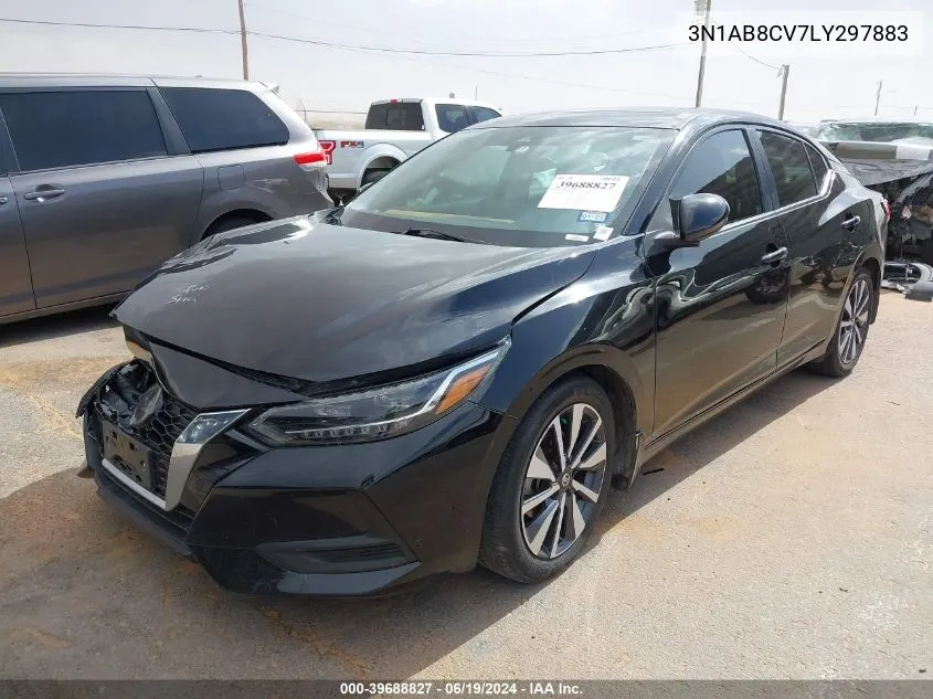 2020 Nissan Sentra Sv Xtronic Cvt VIN: 3N1AB8CV7LY297883 Lot: 39688827