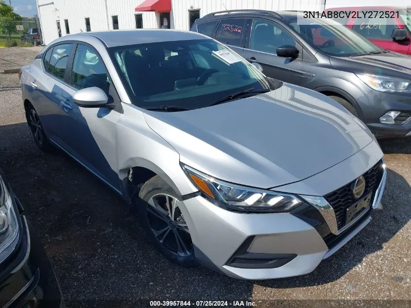 2020 Nissan Sentra Sv Xtronic Cvt VIN: 3N1AB8CV2LY272521 Lot: 39957844