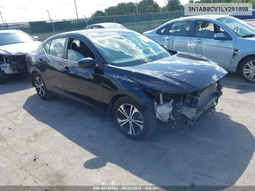 2020 Nissan Sentra Sv VIN: 3N1AB8CV1LY291898 Lot: 40150862