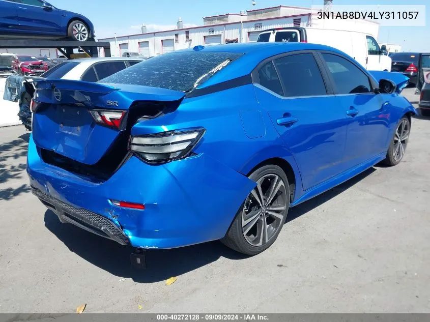 2020 Nissan Sentra Sr Xtronic Cvt VIN: 3N1AB8DV4LY311057 Lot: 40272128