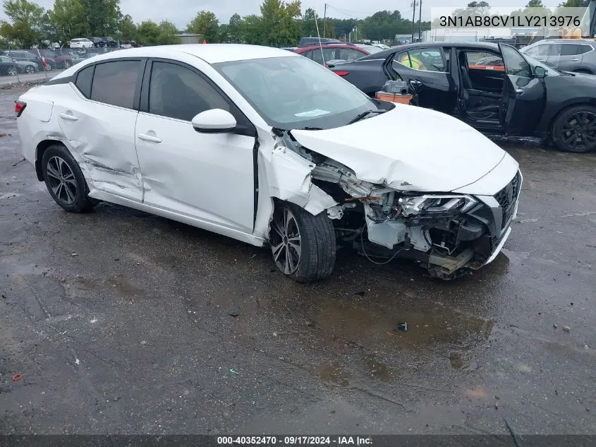 2020 Nissan Sentra Sv Xtronic Cvt VIN: 3N1AB8CV1LY213976 Lot: 40352470