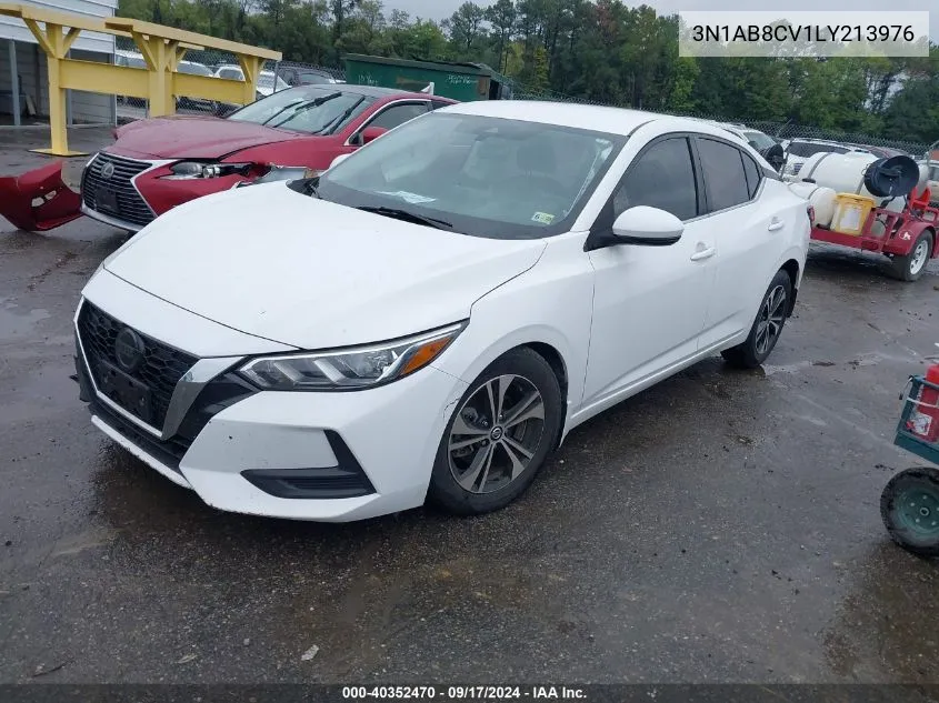 2020 Nissan Sentra Sv Xtronic Cvt VIN: 3N1AB8CV1LY213976 Lot: 40352470