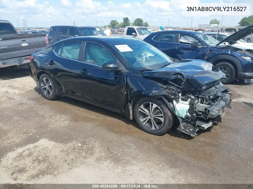 2020 Nissan Sentra Sv Xtronic Cvt VIN: 3N1AB8CV9LY216527 Lot: 40354259