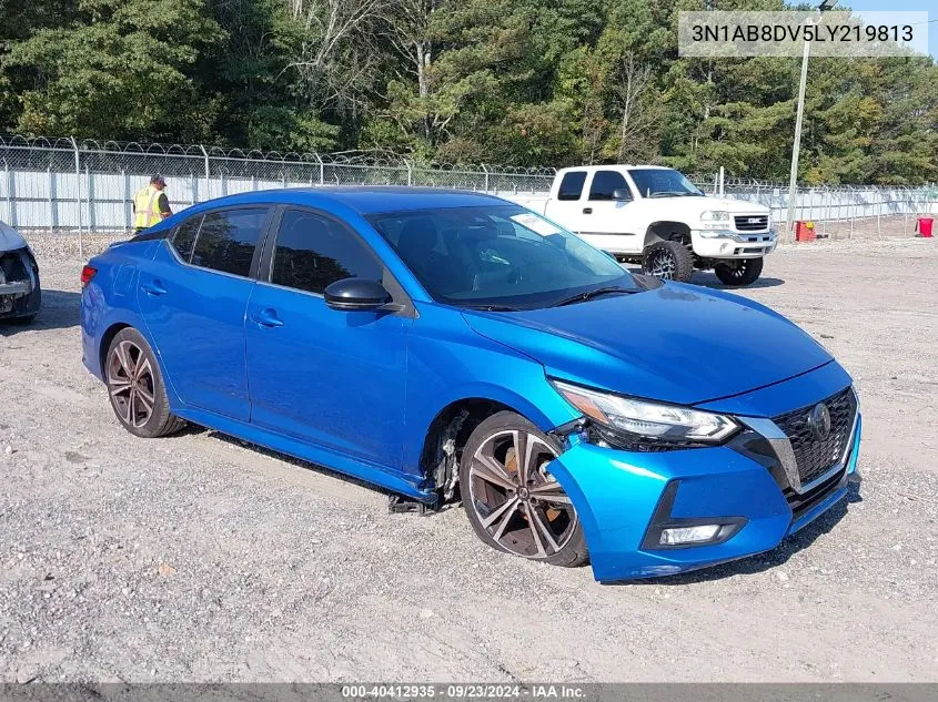 2020 Nissan Sentra Sr Xtronic Cvt VIN: 3N1AB8DV5LY219813 Lot: 40412935