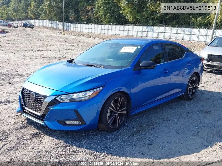 2020 Nissan Sentra Sr Xtronic Cvt VIN: 3N1AB8DV5LY219813 Lot: 40412935