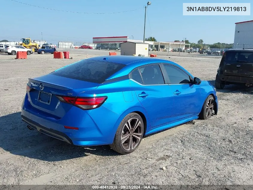 2020 Nissan Sentra Sr Xtronic Cvt VIN: 3N1AB8DV5LY219813 Lot: 40412935