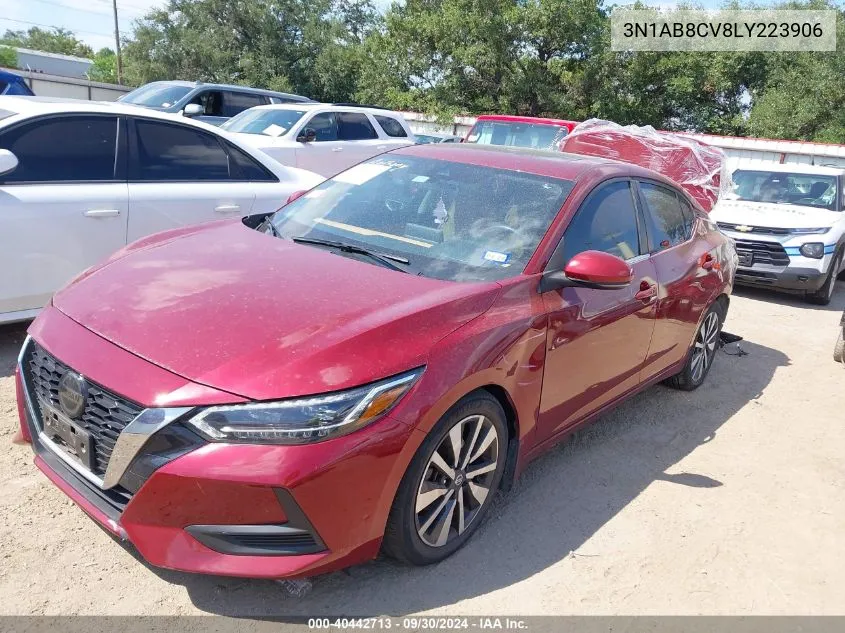 2020 Nissan Sentra Sv VIN: 3N1AB8CV8LY223906 Lot: 40442713