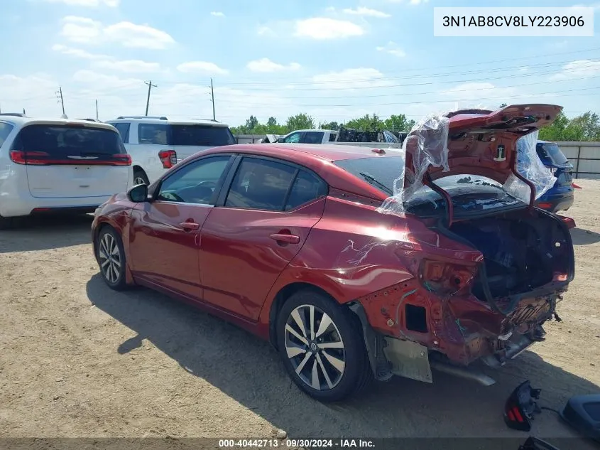 2020 Nissan Sentra Sv VIN: 3N1AB8CV8LY223906 Lot: 40442713