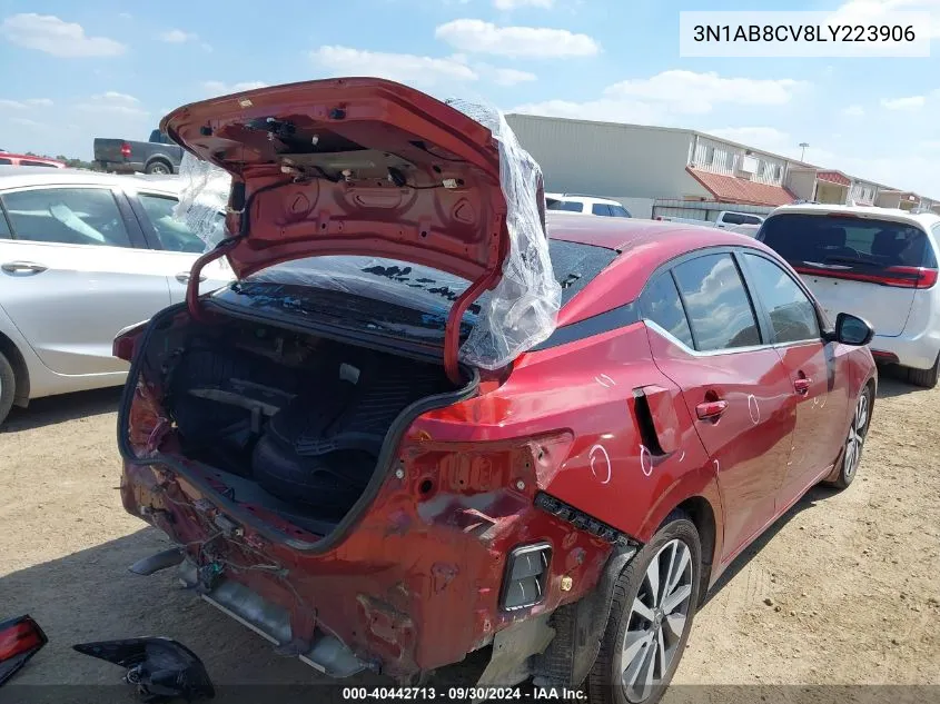 2020 Nissan Sentra Sv VIN: 3N1AB8CV8LY223906 Lot: 40442713