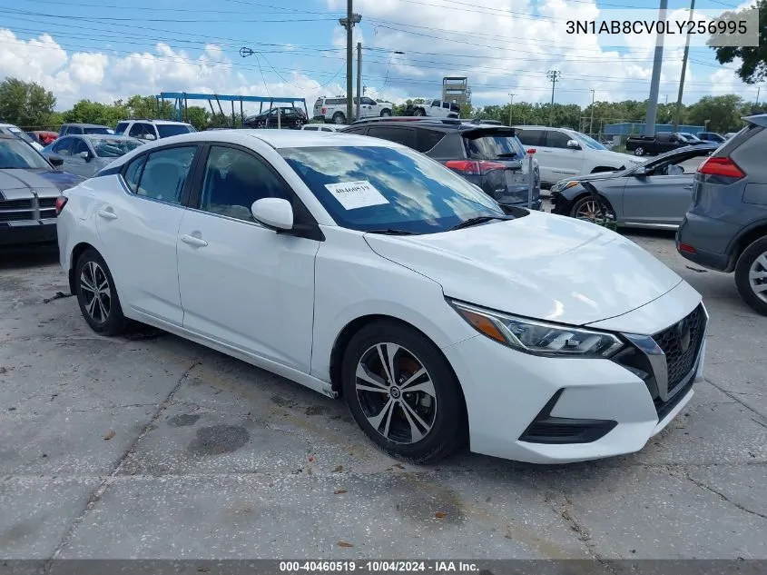 2020 Nissan Sentra Sv Xtronic Cvt VIN: 3N1AB8CV0LY256995 Lot: 40460519