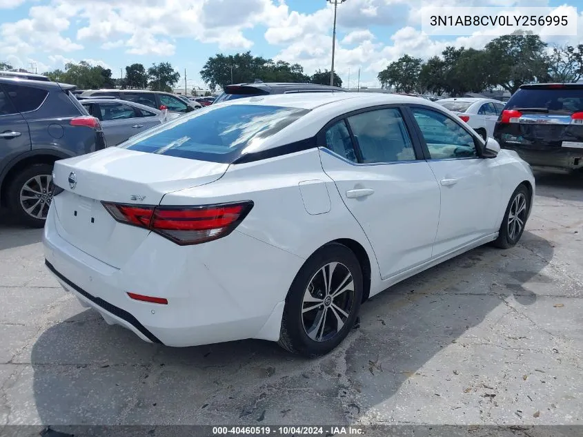 2020 Nissan Sentra Sv Xtronic Cvt VIN: 3N1AB8CV0LY256995 Lot: 40460519