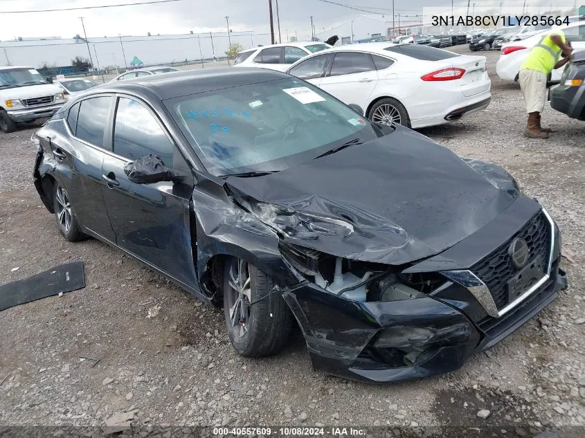 2020 Nissan Sentra Sv Xtronic Cvt VIN: 3N1AB8CV1LY285664 Lot: 40557609