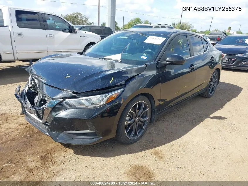 2020 Nissan Sentra S Xtronic Cvt VIN: 3N1AB8BV1LY256375 Lot: 40624799