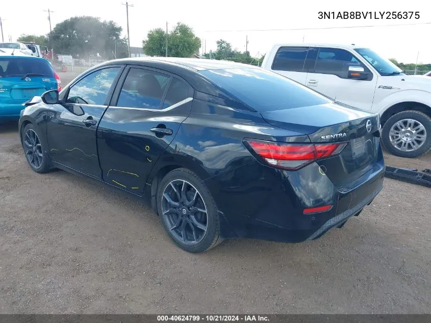 2020 Nissan Sentra S Xtronic Cvt VIN: 3N1AB8BV1LY256375 Lot: 40624799