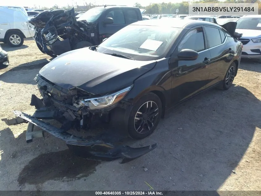 3N1AB8BV5LY291484 2020 Nissan Sentra S Xtronic Cvt