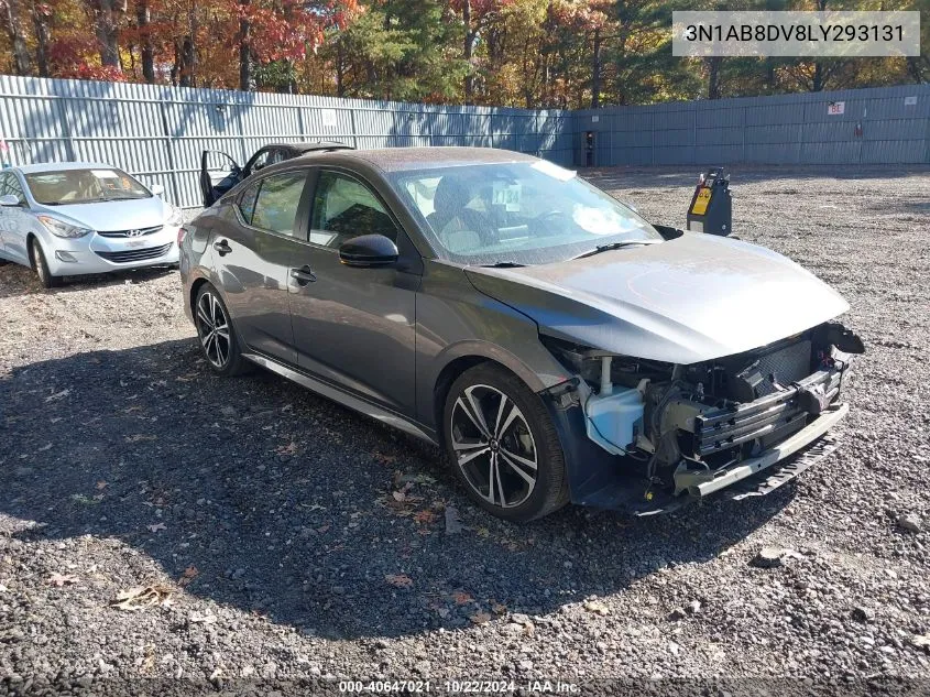 2020 Nissan Sentra Sr Xtronic Cvt VIN: 3N1AB8DV8LY293131 Lot: 40647021