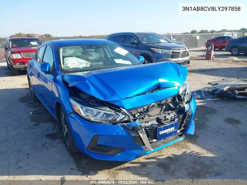 2020 Nissan Sentra Sv Xtronic Cvt VIN: 3N1AB8CV8LY297858 Lot: 40662676