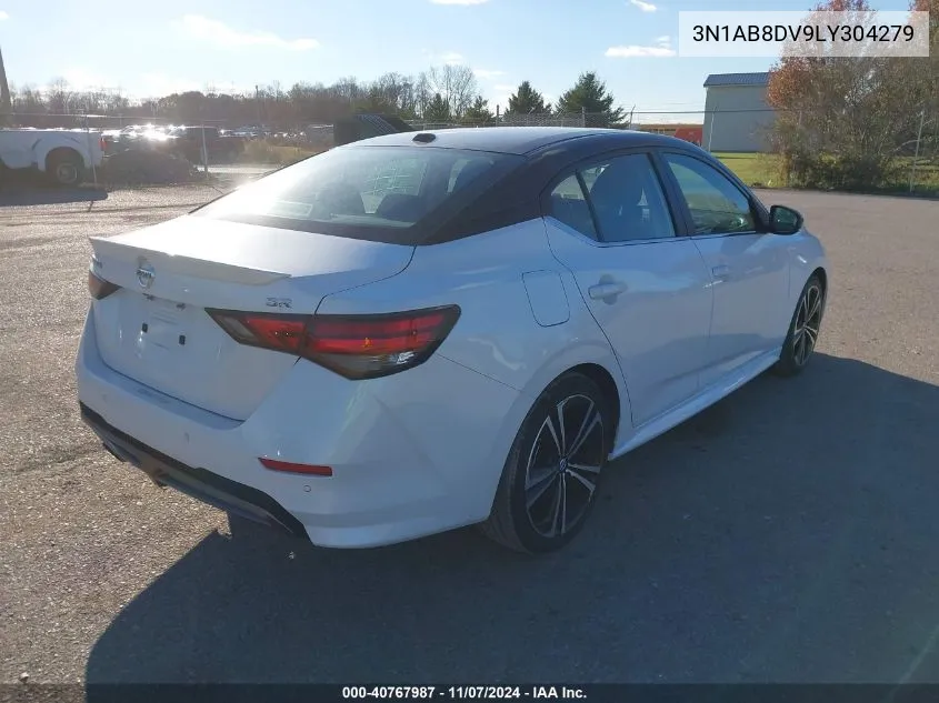 2020 Nissan Sentra Sr Xtronic Cvt VIN: 3N1AB8DV9LY304279 Lot: 40767987