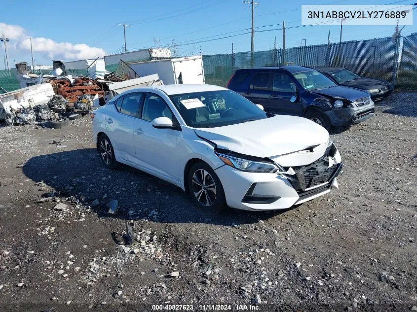 2020 Nissan Sentra Sv Xtronic Cvt VIN: 3N1AB8CV2LY276889 Lot: 40827623